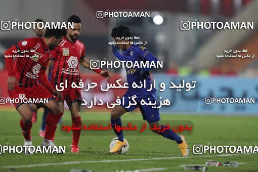 1553671, Tehran, Iran, Iran Pro League، Persian Gulf Cup، 2020-21 season، First Leg، Week 8، Esteghlal 2 v 2 Persepolis on 2021/01/11 at Azadi Stadium