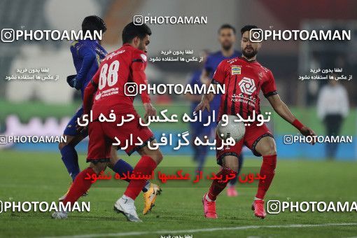 1553753, Tehran, Iran, لیگ برتر فوتبال ایران، Persian Gulf Cup، Week 8، First Leg، Esteghlal 2 v 2 Persepolis on 2021/01/11 at Azadi Stadium