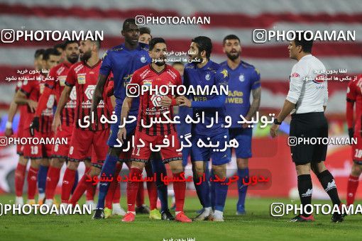 1553748, Tehran, Iran, Iran Pro League، Persian Gulf Cup، 2020-21 season، First Leg، Week 8، Esteghlal 2 v 2 Persepolis on 2021/01/11 at Azadi Stadium