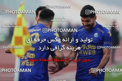 1553923, Tehran, Iran, لیگ برتر فوتبال ایران، Persian Gulf Cup، Week 8، First Leg، Esteghlal 2 v 2 Persepolis on 2021/01/11 at Azadi Stadium