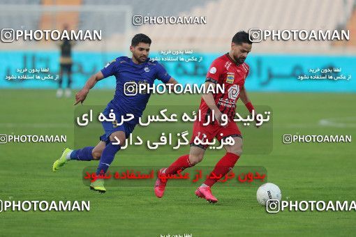 1553891, Tehran, Iran, لیگ برتر فوتبال ایران، Persian Gulf Cup، Week 8، First Leg، Esteghlal 2 v 2 Persepolis on 2021/01/11 at Azadi Stadium