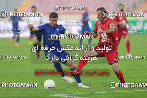 1553876, Tehran, Iran, لیگ برتر فوتبال ایران، Persian Gulf Cup، Week 8، First Leg، Esteghlal 2 v 2 Persepolis on 2021/01/11 at Azadi Stadium