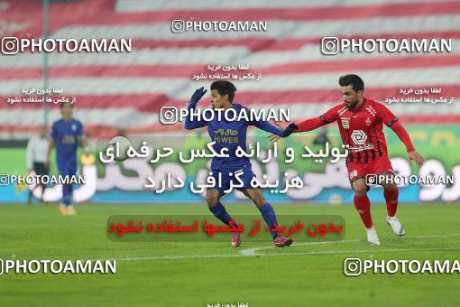 1553837, Tehran, Iran, Iran Pro League، Persian Gulf Cup، 2020-21 season، First Leg، Week 8، Esteghlal 2 v 2 Persepolis on 2021/01/11 at Azadi Stadium