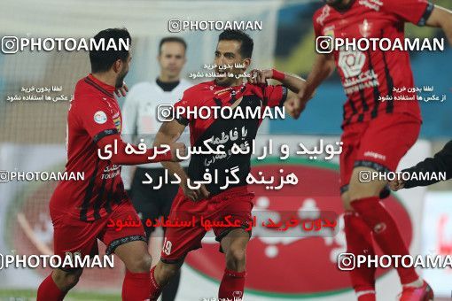 1553925, Tehran, Iran, Iran Pro League، Persian Gulf Cup، 2020-21 season، First Leg، Week 8، Esteghlal 2 v 2 Persepolis on 2021/01/11 at Azadi Stadium