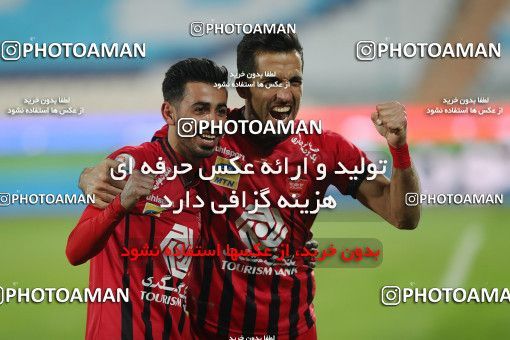 1553868, Tehran, Iran, لیگ برتر فوتبال ایران، Persian Gulf Cup، Week 8، First Leg، Esteghlal 2 v 2 Persepolis on 2021/01/11 at Azadi Stadium