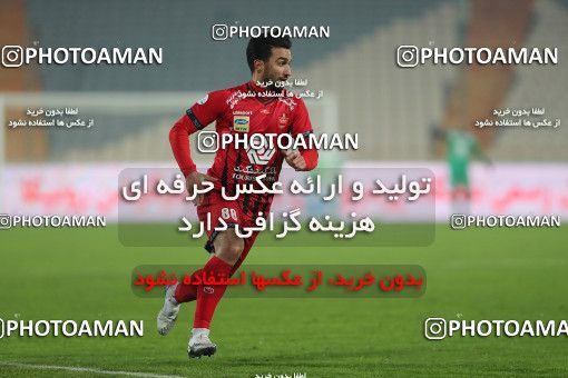 1553909, Tehran, Iran, لیگ برتر فوتبال ایران، Persian Gulf Cup، Week 8، First Leg، Esteghlal 2 v 2 Persepolis on 2021/01/11 at Azadi Stadium