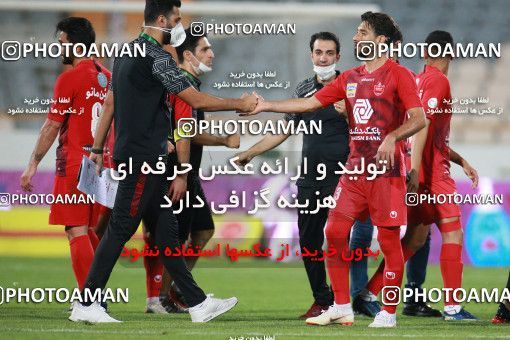 1558858, Tehran, Iran, Iran Football Pro League، Persian Gulf Cup، 2018-19 Season، Second Leg، Week 23، Persepolis ۱ v ۰ Shahin Shahrdari Boushehr on 2020/07/04 at Azadi Stadium