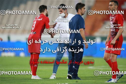 1558872, Tehran, Iran, Iran Football Pro League، Persian Gulf Cup، 2018-19 Season، Second Leg، Week 23، Persepolis ۱ v ۰ Shahin Shahrdari Boushehr on 2020/07/04 at Azadi Stadium