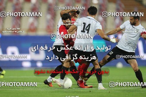 1559281, Tehran, Iran, Iran Football Pro League، Persian Gulf Cup، 2018-19 Season، Second Leg، Week 23، Persepolis ۱ v ۰ Shahin Shahrdari Boushehr on 2020/07/04 at Azadi Stadium