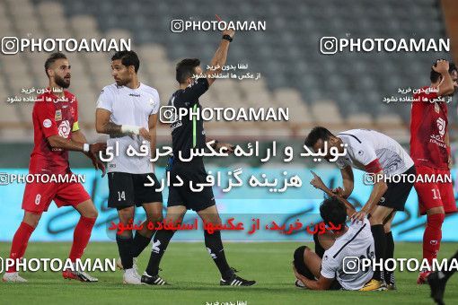 1559540, Tehran, Iran, Iran Football Pro League، Persian Gulf Cup، 2018-19 Season، Second Leg، Week 23، Persepolis ۱ v ۰ Shahin Shahrdari Boushehr on 2020/07/04 at Azadi Stadium