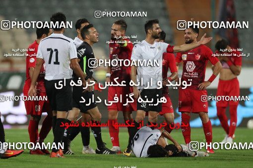 1559431, Tehran, Iran, Iran Football Pro League، Persian Gulf Cup، 2018-19 Season، Second Leg، Week 23، Persepolis ۱ v ۰ Shahin Shahrdari Boushehr on 2020/07/04 at Azadi Stadium