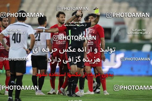 1559402, Tehran, Iran, Iran Football Pro League، Persian Gulf Cup، 2018-19 Season، Second Leg، Week 23، Persepolis ۱ v ۰ Shahin Shahrdari Boushehr on 2020/07/04 at Azadi Stadium