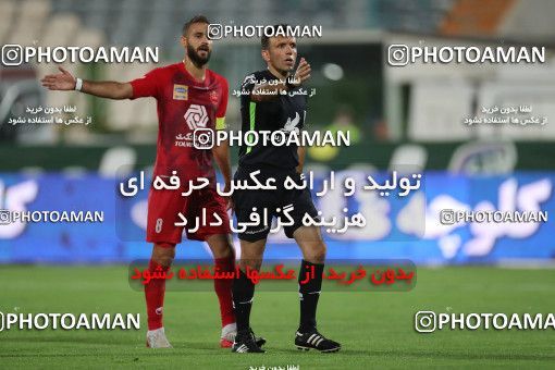 1559303, Tehran, Iran, Iran Football Pro League، Persian Gulf Cup، 2018-19 Season، Second Leg، Week 23، Persepolis ۱ v ۰ Shahin Shahrdari Boushehr on 2020/07/04 at Azadi Stadium