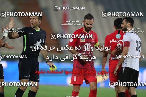 1559572, Tehran, Iran, Iran Football Pro League، Persian Gulf Cup، 2018-19 Season، Second Leg، Week 23، Persepolis ۱ v ۰ Shahin Shahrdari Boushehr on 2020/07/04 at Azadi Stadium