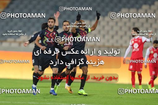 1561583, Tehran, Iran, Iran Pro League، Persian Gulf Cup، 2020-21 season، First Leg، Week 11، Persepolis 2 v ۱ Foulad Khouzestan on 2021/01/18 at Azadi Stadium