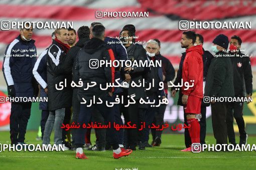 1561574, Tehran, Iran, Iran Pro League، Persian Gulf Cup، 2020-21 season، First Leg، Week 11، Persepolis 2 v ۱ Foulad Khouzestan on 2021/01/18 at Azadi Stadium