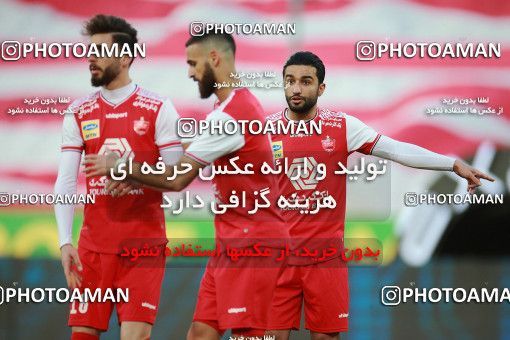 1560061, Tehran, Iran, Iran Pro League، Persian Gulf Cup، 2020-21 season، First Leg، Week 11، Persepolis 2 v ۱ Foulad Khouzestan on 2021/01/18 at Azadi Stadium