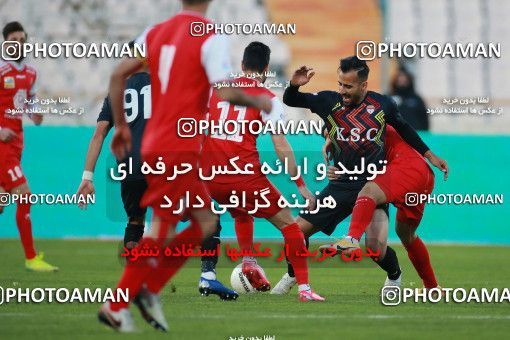 1560003, Tehran, Iran, Iran Pro League، Persian Gulf Cup، 2020-21 season، First Leg، Week 11، Persepolis 2 v ۱ Foulad Khouzestan on 2021/01/18 at Azadi Stadium