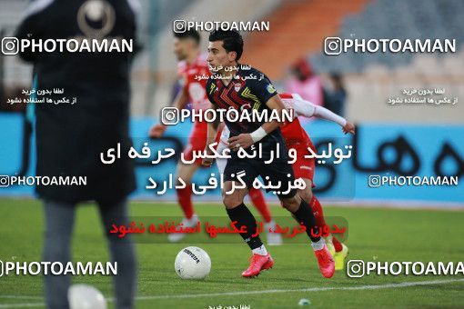 1560040, Tehran, Iran, Iran Pro League، Persian Gulf Cup، 2020-21 season، First Leg، Week 11، Persepolis 2 v ۱ Foulad Khouzestan on 2021/01/18 at Azadi Stadium