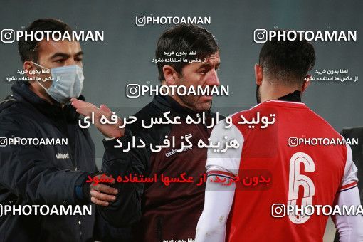 1560300, Tehran, Iran, لیگ برتر فوتبال ایران، Persian Gulf Cup، Week 11، First Leg، Persepolis 2 v 1 Foulad Khouzestan on 2021/01/18 at Azadi Stadium