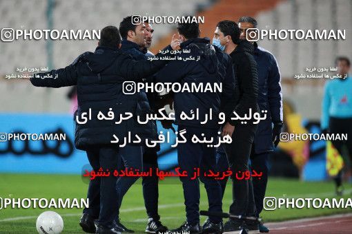 1560389, Tehran, Iran, Iran Pro League، Persian Gulf Cup، 2020-21 season، First Leg، Week 11، Persepolis 2 v ۱ Foulad Khouzestan on 2021/01/18 at Azadi Stadium