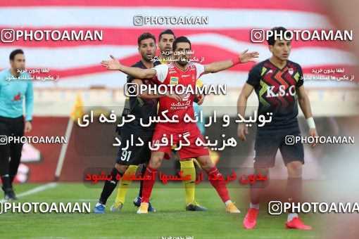 1561683, Tehran, Iran, Iran Pro League، Persian Gulf Cup، 2020-21 season، First Leg، Week 11، Persepolis 2 v ۱ Foulad Khouzestan on 2021/01/18 at Azadi Stadium