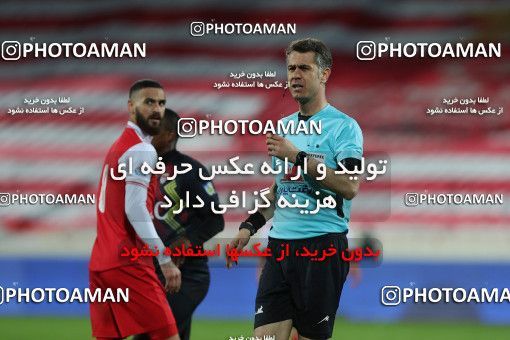 1561661, Tehran, Iran, Iran Pro League، Persian Gulf Cup، 2020-21 season، First Leg، Week 11، Persepolis 2 v ۱ Foulad Khouzestan on 2021/01/18 at Azadi Stadium