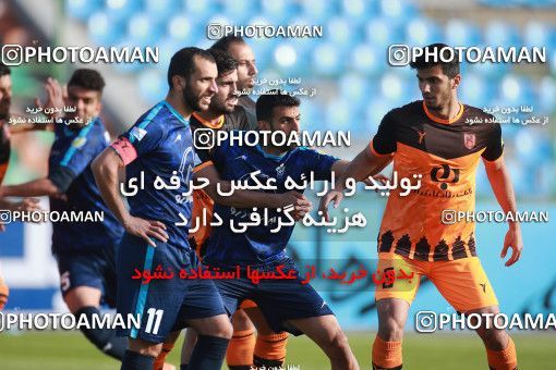 1562106, Tehran,Shahr Qods, , Iran Pro League، Persian Gulf Cup، 2020-21 season، First Leg، Week 12، Paykan 2 v 3 Mes Rafsanjan on 2021/01/20 at Azadi Stadium