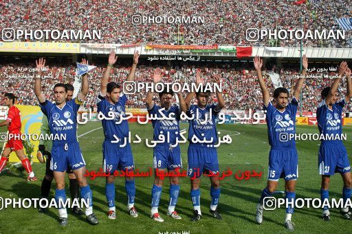 1569129, Tehran, , Iran Pro League، Persian Gulf Cup، 2003-04 season، First Leg، Week 7، Esteghlal ۰ v ۱ Persepolis on 2003/10/17 at Azadi Stadium