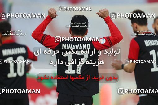 1571911, Tehran, Iran, Iran Pro League، Persian Gulf Cup، 2020-21 season، First Leg، Week 13، Persepolis 2 v ۱ Mashin Sazi Tabriz on 2021/01/30 at Azadi Stadium