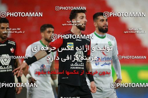 1571666, Tehran, Iran, Iran Pro League، Persian Gulf Cup، 2020-21 season، First Leg، Week 13، Persepolis 2 v ۱ Mashin Sazi Tabriz on 2021/01/30 at Azadi Stadium