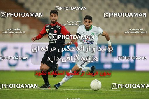 1571633, Tehran, Iran, Iran Pro League، Persian Gulf Cup، 2020-21 season، First Leg، Week 13، Persepolis 2 v ۱ Mashin Sazi Tabriz on 2021/01/30 at Azadi Stadium