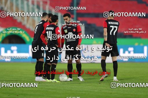 1571970, Tehran, Iran, Iran Pro League، Persian Gulf Cup، 2020-21 season، First Leg، Week 13، Persepolis 2 v ۱ Mashin Sazi Tabriz on 2021/01/30 at Azadi Stadium