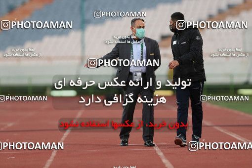 1572011, Tehran, Iran, Iran Pro League، Persian Gulf Cup، 2020-21 season، First Leg، Week 13، Persepolis 2 v ۱ Mashin Sazi Tabriz on 2021/01/30 at Azadi Stadium