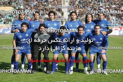 1574511, Tehran, , Iran Pro League، Persian Gulf Cup، 2005-06 season، Second Leg، Week 21، Rah Ahan ۱ v 2 Esteghlal on 2006/02/06 at Azadi Stadium