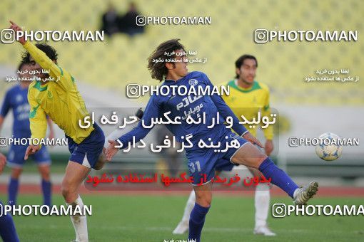 1574530, Tehran, , Iran Pro League، Persian Gulf Cup، 2005-06 season، Second Leg، Week 21، Rah Ahan ۱ v 2 Esteghlal on 2006/02/06 at Azadi Stadium