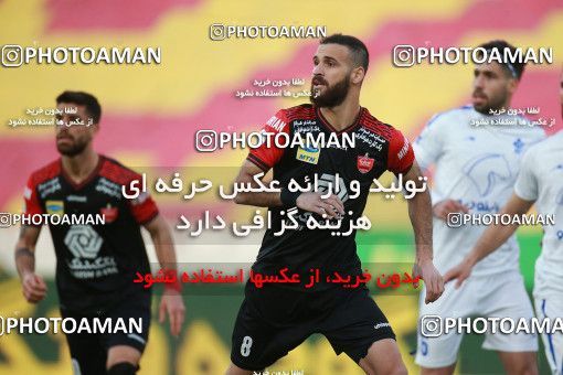 1585109, Tehran, Iran, Iran Pro League، Persian Gulf Cup، 2020-21 season، First Leg، Week 15، Persepolis ۱ v ۰ Paykan on 2021/02/14 at Azadi Stadium