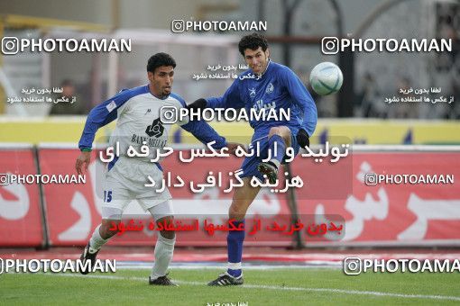 1590529, Tehran, , Iran Pro League، Persian Gulf Cup، 2005-06 season، Second Leg، Week 20، Esteghlal ۱ v ۰ Esteghlal Ahvaz on 2006/01/27 at Azadi Stadium