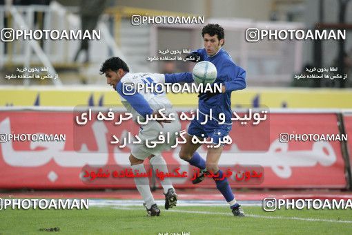 1590607, Tehran, , Iran Pro League، Persian Gulf Cup، 2005-06 season، Second Leg، Week 20، Esteghlal ۱ v ۰ Esteghlal Ahvaz on 2006/01/27 at Azadi Stadium