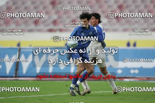 1590583, Tehran, , Iran Pro League، Persian Gulf Cup، 2005-06 season، Second Leg، Week 20، Esteghlal ۱ v ۰ Esteghlal Ahvaz on 2006/01/27 at Azadi Stadium