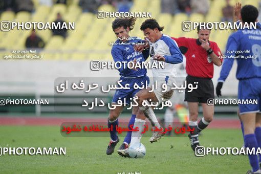 1590591, Tehran, , Iran Pro League، Persian Gulf Cup، 2005-06 season، Second Leg، Week 20، Esteghlal ۱ v ۰ Esteghlal Ahvaz on 2006/01/27 at Azadi Stadium