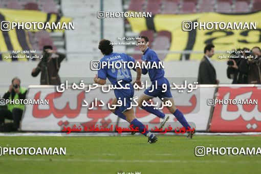 1590954, Tehran, Iran, Iran Pro League، Persian Gulf Cup، 2005-06 season، Second Leg، Week 22، Esteghlal 2 v ۱ Sepahan on 2006/02/12 at Azadi Stadium