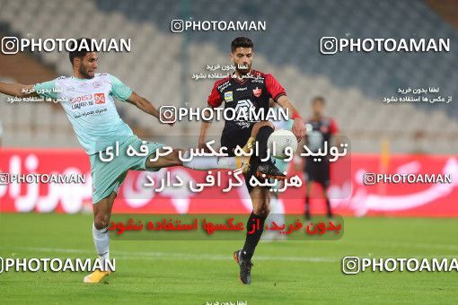 1598364, Tehran, Iran, لیگ برتر فوتبال ایران، Persian Gulf Cup، Week 16، Second Leg، Persepolis 1 v 0 Saipa on 2021/03/01 at Azadi Stadium