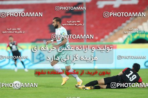 1598452, Tehran, Iran, لیگ برتر فوتبال ایران، Persian Gulf Cup، Week 16، Second Leg، Persepolis 1 v 0 Saipa on 2021/03/01 at Azadi Stadium