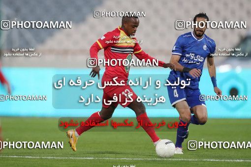 1606419, Tehran, , Iran Pro League، Persian Gulf Cup، 2020-21 season، Second Leg، Week 17، Esteghlal ۱ v ۰ Foulad Khouzestan on 2021/03/06 at Azadi Stadium