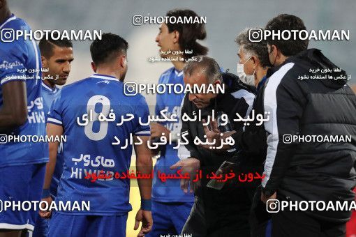 1606448, Tehran, , Iran Pro League، Persian Gulf Cup، 2020-21 season، Second Leg، Week 17، Esteghlal ۱ v ۰ Foulad Khouzestan on 2021/03/06 at Azadi Stadium