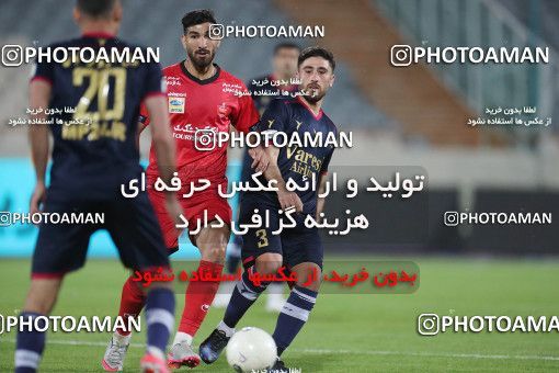 1632638, Tehran, Iran, لیگ برتر فوتبال ایران، Persian Gulf Cup، Week 20، Second Leg، Persepolis 2 v 0 Nassaji Qaemshahr on 2021/04/08 at Azadi Stadium