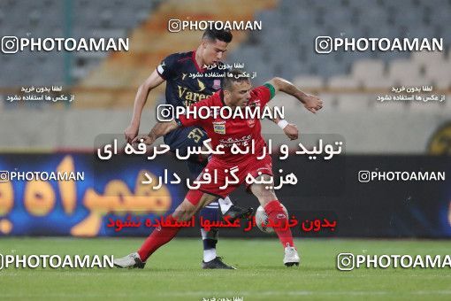 1632748, Tehran, Iran, Iran Pro League، Persian Gulf Cup، 2020-21 season، Second Leg، Week 20، Persepolis 2 v ۰ Nassaji Mazandaran F.C on 2021/04/08 at Azadi Stadium