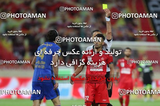 1650254, Tehran, Iran, Iran Pro League، Persian Gulf Cup، 2020-21 season، Second Leg، Week 23، Persepolis ۱ v ۰ Esteghlal on 2021/05/14 at Azadi Stadium