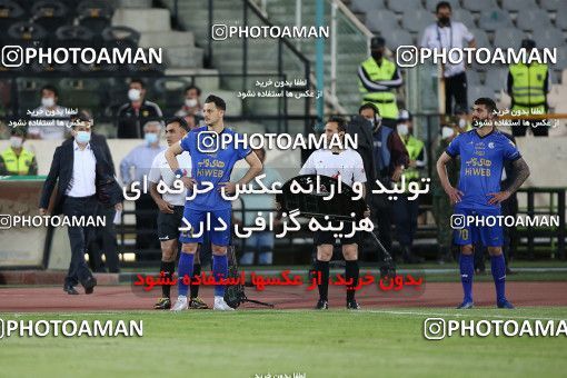 1654142, Tehran, Iran, Iran Pro League، Persian Gulf Cup، 2020-21 season، Second Leg، Week 23، Persepolis ۱ v ۰ Esteghlal on 2021/05/14 at Azadi Stadium